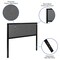 Flash Furniture Full Tufted Metal Headboard in Dark Gray Fabric HG-HB1725-F-DG-GG - alternate 2